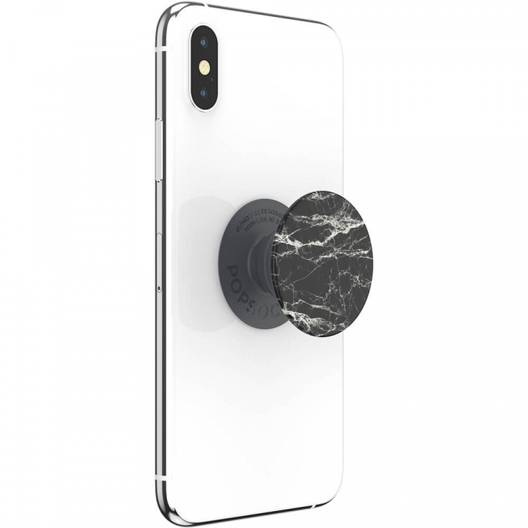 PopSockets Basic Grip Black Modern Marble