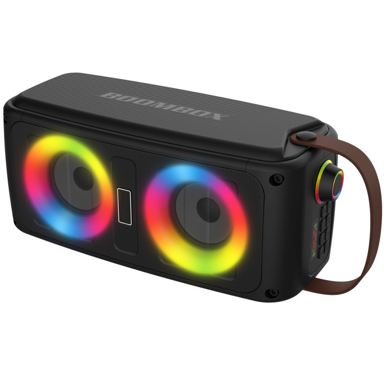 Denver Bærbar Bluetooth-høyttaler Batteri og lysuttak Denver Bærbar Bluetooth-høyttaler Batteri og lysuttak