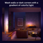 Philips Hue Gradient Signe Gulvlampe Hvit og Colour Ambiance Hvit