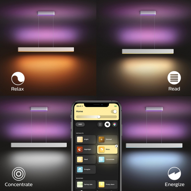 Philips Hue Ensis Pendellampe hvit/farge hvit