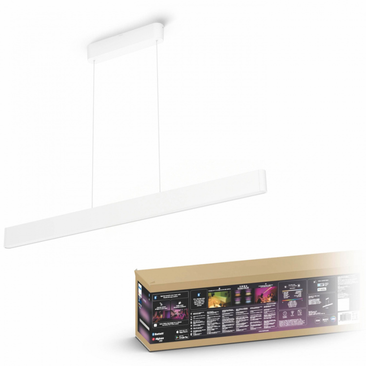 Philips Hue Ensis Pendellampe hvit/farge hvit