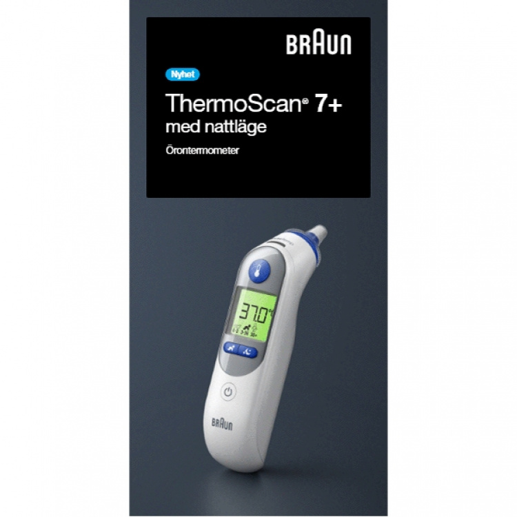 Braun ThermoScan 7+ Alderspresisjon IRT6525