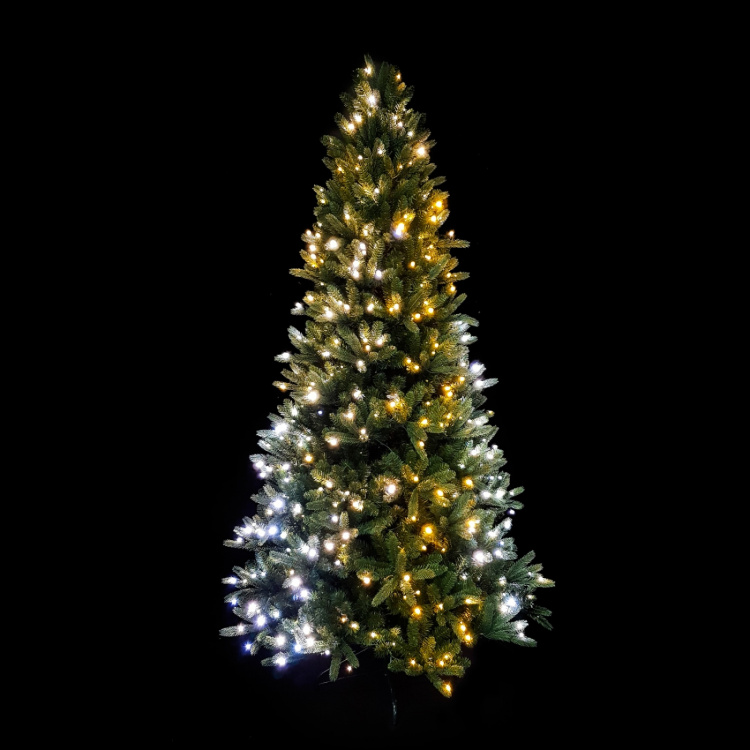 Twinkly Forhåndsbelyst juletre 2,3 m med 500 AWW LED GenII Gold Ed