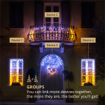 Twinkly Forhåndsbelyst juletre 2,3 m med 500 AWW LED GenII Gold Ed