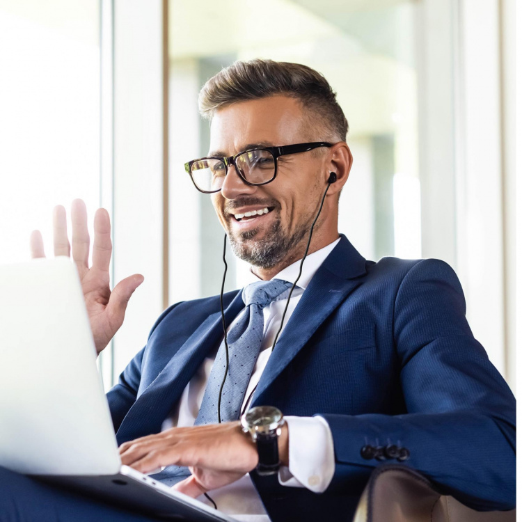 Celly UP1100 Stereohodetelefoner Drop USB-C Black