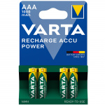 Varta Oppladbart batteri AAA 1000 mAh 4-pakning Varta Oppladbart batteri AAA 1000 mAh 4-pakning