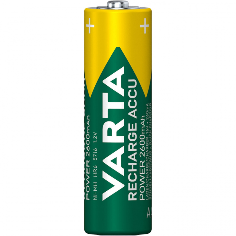 Varta Oppladbart batteri AA 2600 mAh 4-pk