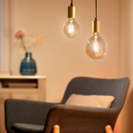 WiZ WiFi Smart LED E27 Globe 120 50W Filament Amber