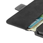Krusell Leather Phone Wallet iPhone 13 Mini Black Krusell Leather Phone Wallet iPhone 13 Mini Black