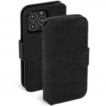 Krusell Leather Phone Wallet iPhone 13 Pro Max Svart
