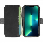 Krusell Leather Phone Wallet iPhone 13 Pro Max Svart