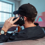 Krusell Skinndeksel iPhone 13 Pro Max Svart