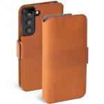 Krusell Leather Phone Wallet Galaxy S22 Cognac Krusell Leather Phone Wallet Galaxy S22 Cognac