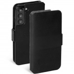krusell Leather Phone Wallet Galaxy S22+ Svart krusell Leather Phone Wallet Galaxy S22+ Svart