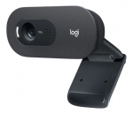 Logitech C505e HD webkamera for bedrifter, 720p, svart, brownbox