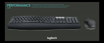 Logitech MK850 performance tastatur og mus, svart