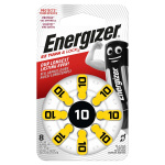 Energizer Sinc-Air Batteri PR70 Type 10 | 1.4 V DC | 92 mAh | Antall batterier: 8 stk. | Høreapparat | Sølv