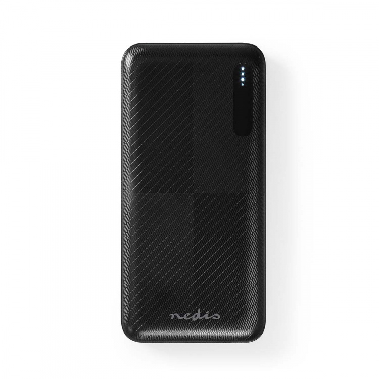Nedis Power Bank | 10000 mAh | 1.5 / 2.0 / 3.0 A | Antall utganger: 2 | Utgangstilkobling: 1x USB-A / 1x USB-C™ | Inngangstilkobling: 1x Micro USB / 1x USB-C™ | PD2.0 18W | Lithium-Polymer Nedis Power Bank | 10000 mAh | 1.5 / 2.0 / 3.0 A | Antall utganger: 2 | Utgangstilkobling: 1x USB-A / 1x USB-C™ | Inngangstilkobling: 1x Micro USB / 1x USB-C™ | PD2.0 18W | Lithium-Polymer
