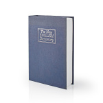 Nedis Hvelv | Book Sikker | Nøkkellås | Innendørs | Medium | indre Volume: 1.6 l | 2 Keys Inkludert | Blå / Sølv