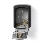 Nedis Hvelv | Key Safe | Kombinasjon Dial Lock | Innendørs og Utendørs | Grå / Sort Nedis Hvelv | Key Safe | Kombinasjon Dial Lock | Innendørs og Utendørs | Grå / Sort