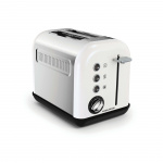 MORPHY RICHARDS Brødrister Accents Hvit 2-Skiver MORPHY RICHARDS Brødrister Accents Hvit 2-Skiver