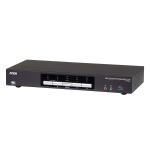 4-portars USB 3.0 4K DisplayPort KVMP™-bryter med to skjermer