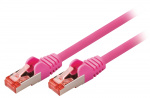 Valueline CAT6 S/FTP Nettverkskabelen RJ45 (8P8C) Han - RJ45 (8P8C) Han 7.50 m Rosa