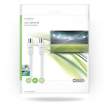 Nedis Coax Cable | IEC (Coax) Han | IEC (Coax) Hun | Nikkel belagt | 90 dB | 75 Ohm | Dobbelt skjermet | 20.0 m | Rund | PVC | Hvit | Konvolutt Nedis Coax Cable | IEC (Coax) Han | IEC (Coax) Hun | Nikkel belagt | 90 dB | 75 Ohm | Dobbelt skjermet | 20.0 m | Rund | PVC | Hvit | Konvolutt