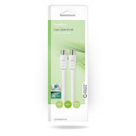 Nedis Coax Cable | IEC (Coax) Han | IEC (Coax) Hun | Nikkel belagt | 90 dB | 75 Ohm | Dobbelt skjermet | 5.00 m | Rund | PVC | Hvit | Boks