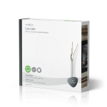 Nedis Tale Kabel på Snelle | Coax 12 | 75 Ohm | Dobbelt skjermet | ECA | 25.0 m | Koax | PVC | Hvit | Gaveeske