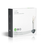Nedis Tale Kabel på Snelle | Coax 12 | 75 Ohm | Dobbelt skjermet | ECA | 25.0 m | Koax | PVC | Hvit | Gaveeske
