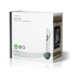 Nedis Tale Kabel på Snelle | RG58C/U | 50 Ohm | Dobbelt skjermet | ECA | 50.0 m | Koax | PVC | Hvit | Gaveeske