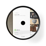 Nedis Tale Kabel på Snelle | RG59U | 75 Ohm | Dobbelt skjermet | ECA | 100.0 m | Koax | PVC | Hvit | Rull