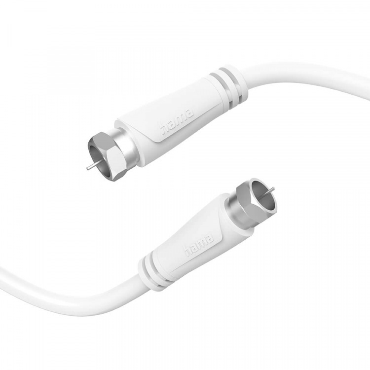 Hama Antennekabel SAT 90dB F-F Hvit 1,5m