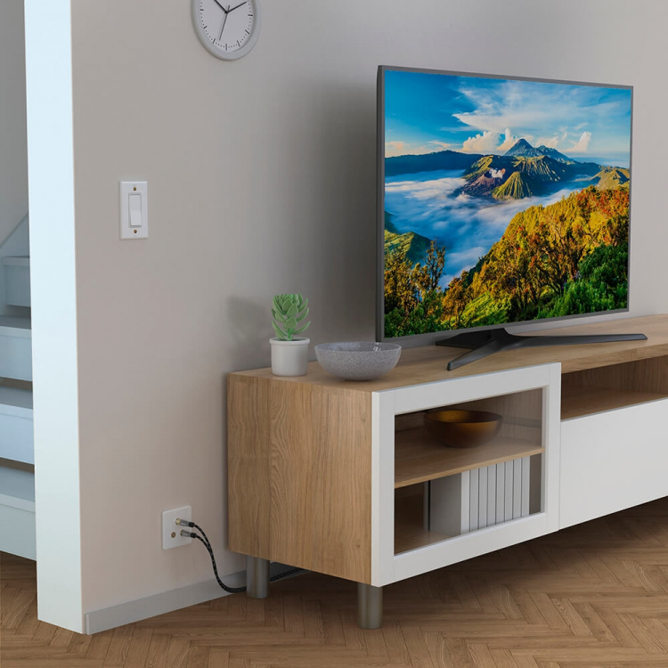 Hama Antennekabel SAT 120dB F-F Svart/Grå 5.0m