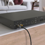 Hama Antennekabel SAT 120dB F-F Svart/Grå 5.0m