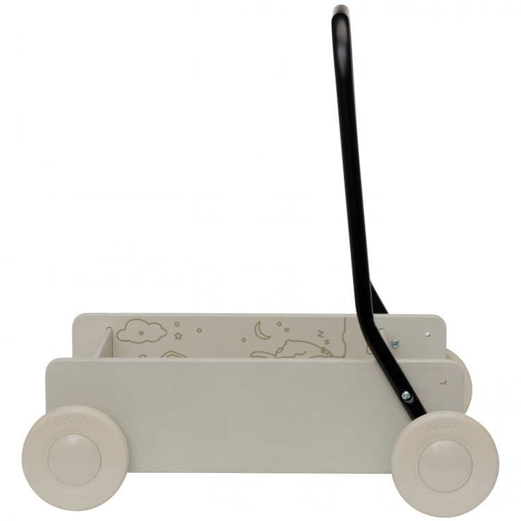 Micki Lære å gå-barnevogn, Beige