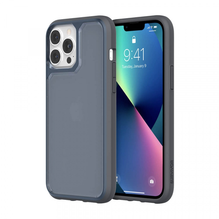 Survivor Mobildeksel Strong iPhone 13 Pro Max Blå/Grå