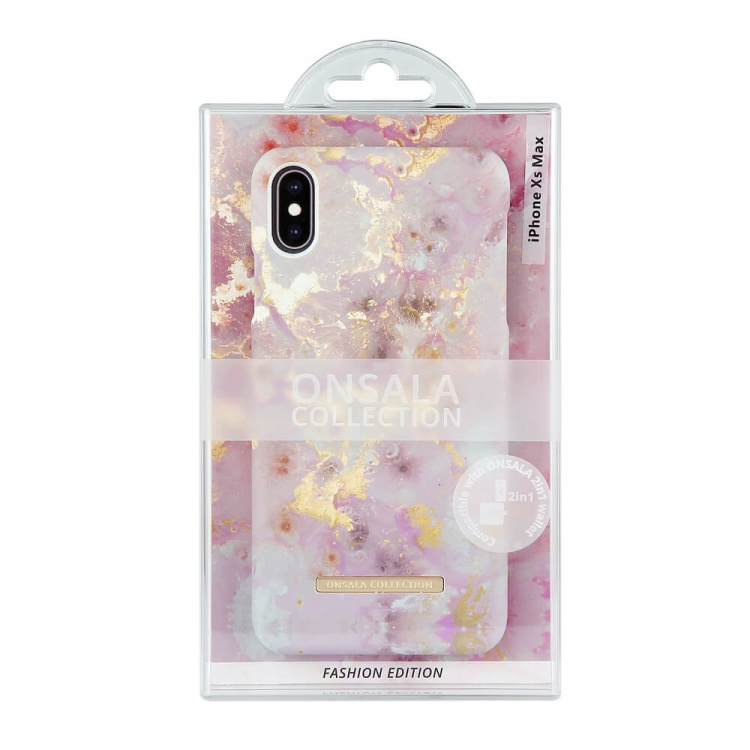 Onsala COLLECTION Mobildeksel Shine RoseGold Marble iPhoneXs Max Onsala COLLECTION Mobildeksel Shine RoseGold Marble iPhoneXs Max