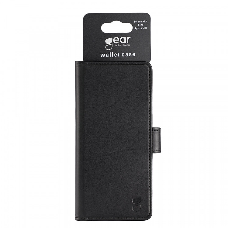 Gear Lommebokdeksel Svart - Xperia 5 III Gear Lommebokdeksel Svart - Xperia 5 III