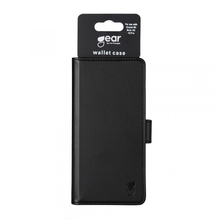 Gear Lommebokdeksel Svart - Xiaomi Mi Note10 / Note10 Pro / CC9 Pro Gear Lommebokdeksel Svart - Xiaomi Mi Note10 / Note10 Pro / CC9 Pro