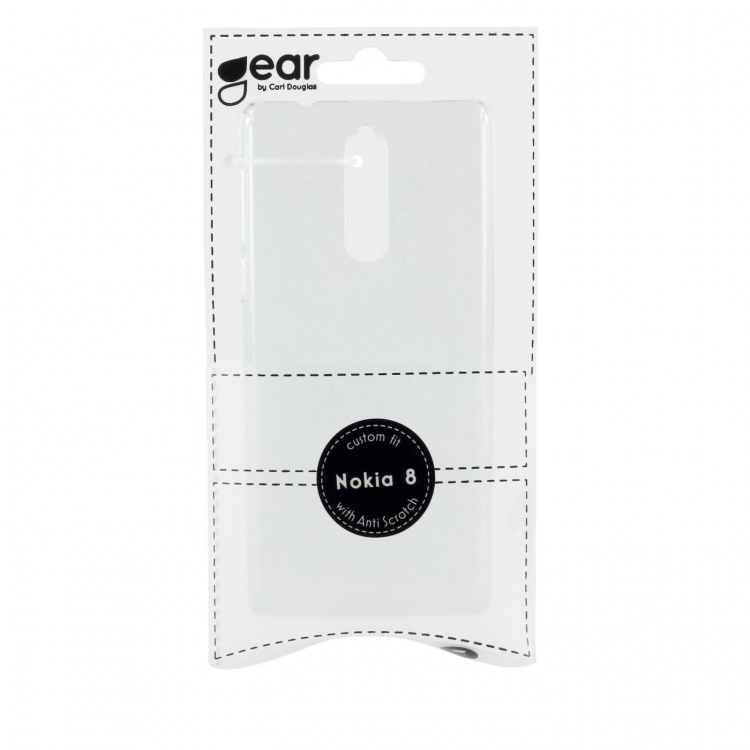 Gear Mobildeksel Transparent - Nokia 8
