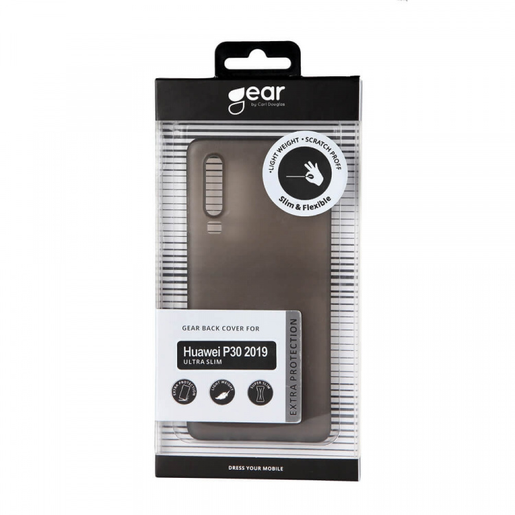 Gear Mobildeksel Ultraslim Svart - Huawei P30 2019