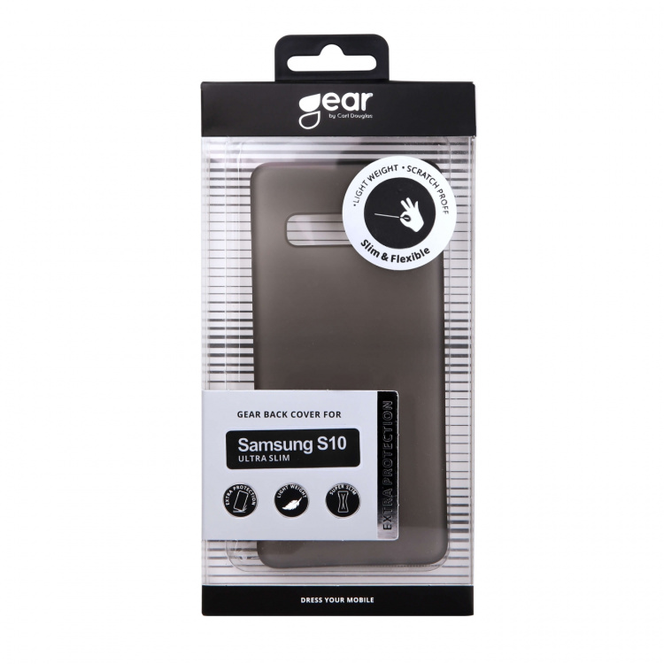 Gear Mobildeksel Ultraslim Svart - Samsung S10 Gear Mobildeksel Ultraslim Svart - Samsung S10