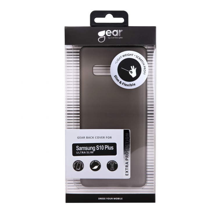 Gear Mobildeksel Ultraslim Svart - Samsung S10+ Gear Mobildeksel Ultraslim Svart - Samsung S10+