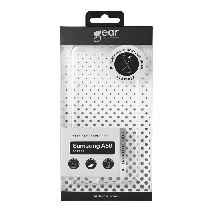 Gear Mobildeksel TPU Transparent - Samsung A50