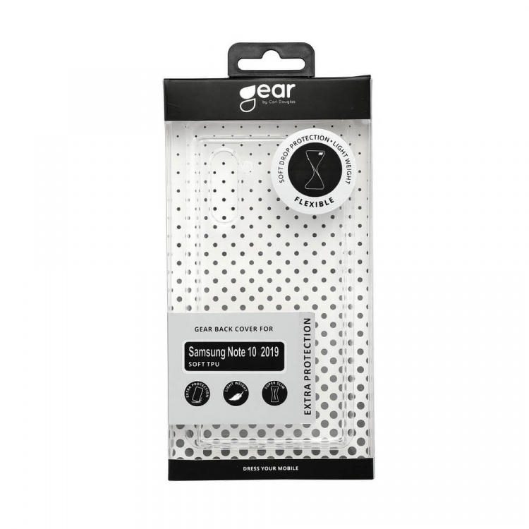 Gear Mobildeksel TPU Transparent - Samsung Note 10 2019