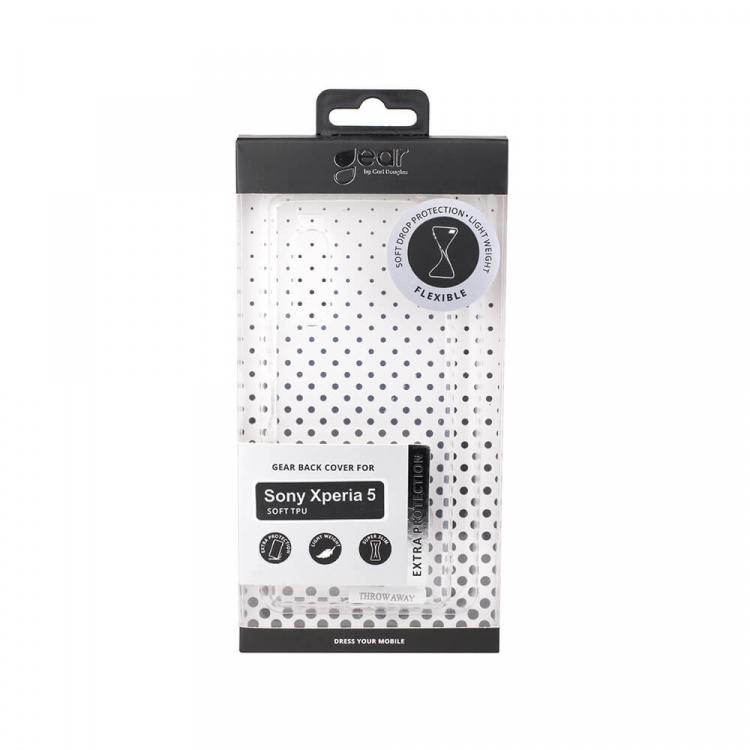 Gear Mobildeksel TPU Transparent - Sony Xperia 5