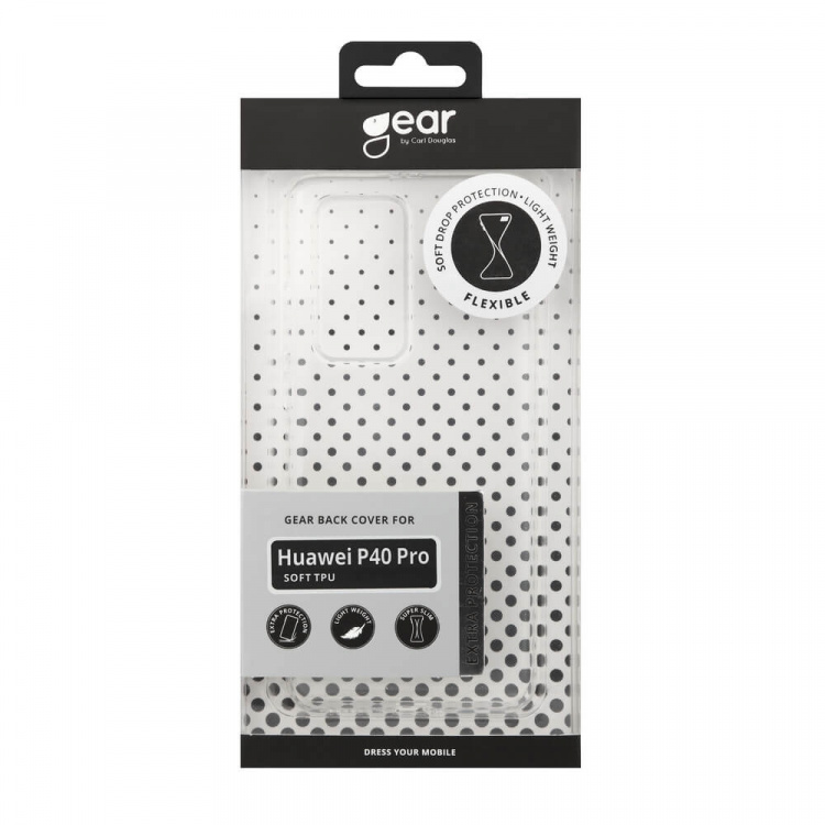 Gear Mobildeksel TPU Transparent - Huawei P40 Pro