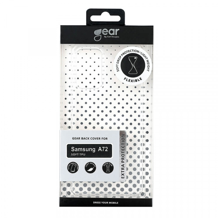Gear Mobildeksel TPU Transparent - Samsung A72